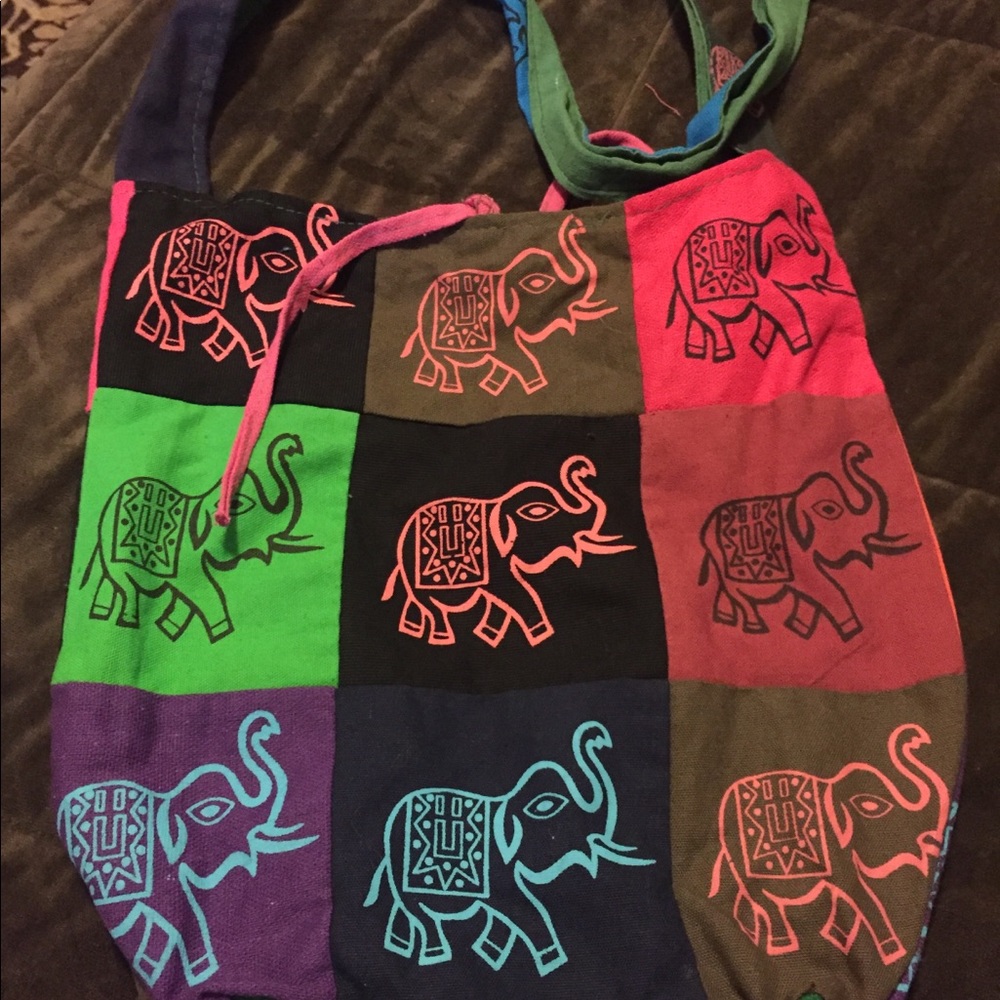 Cute Elephant boho bag. Never used.